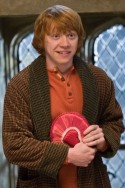 Rupert Grint como Ron Weasley el leal amigo de Harry Potter